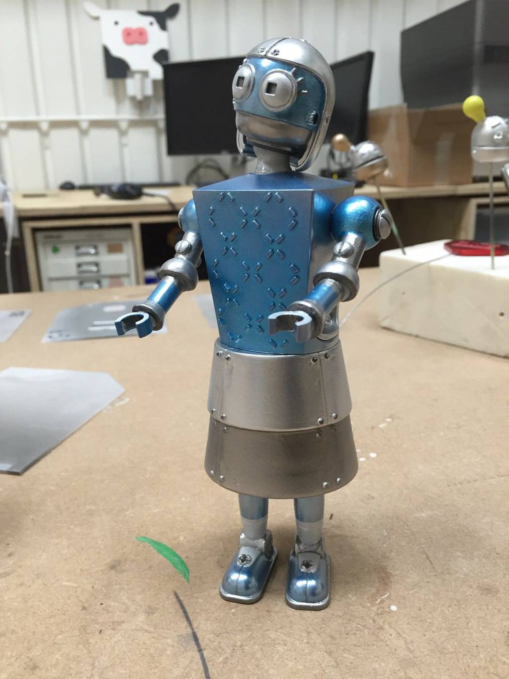 SLA 3D Printed Robots Branding Values 8