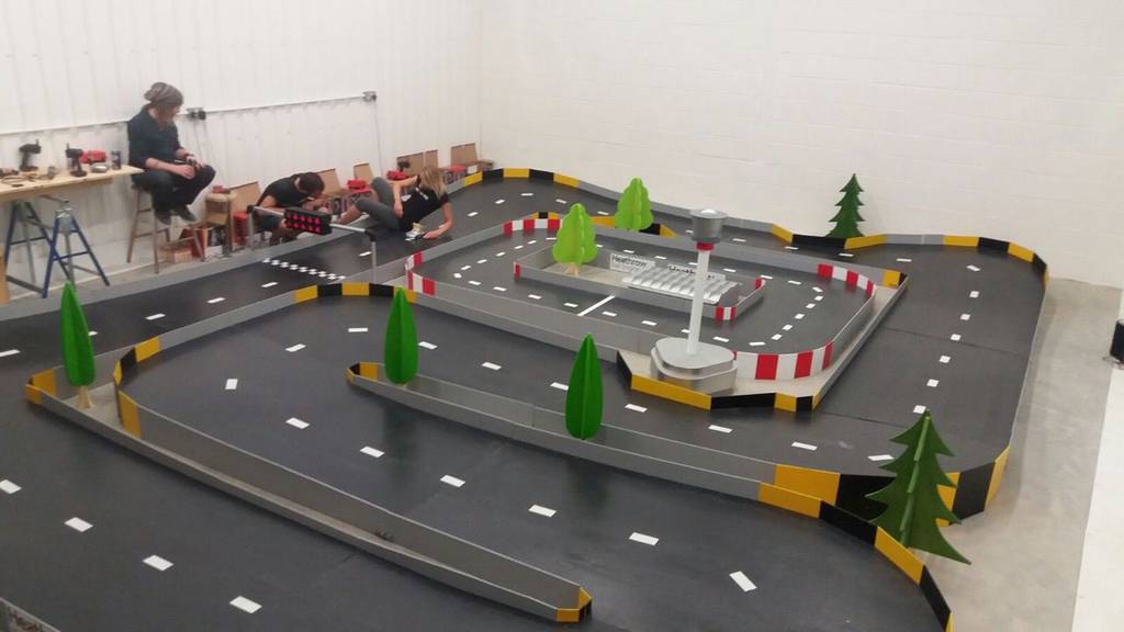 CNC Machined Family Fun Day Out R/C race track 12