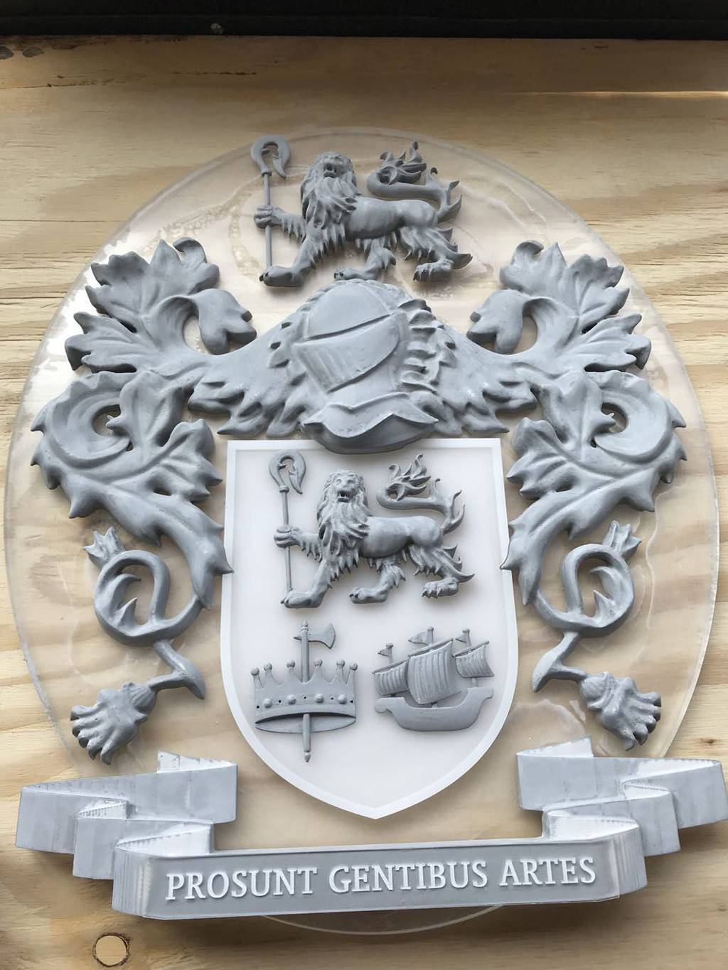 3D printed Coat of Arms - Bermondsey 3