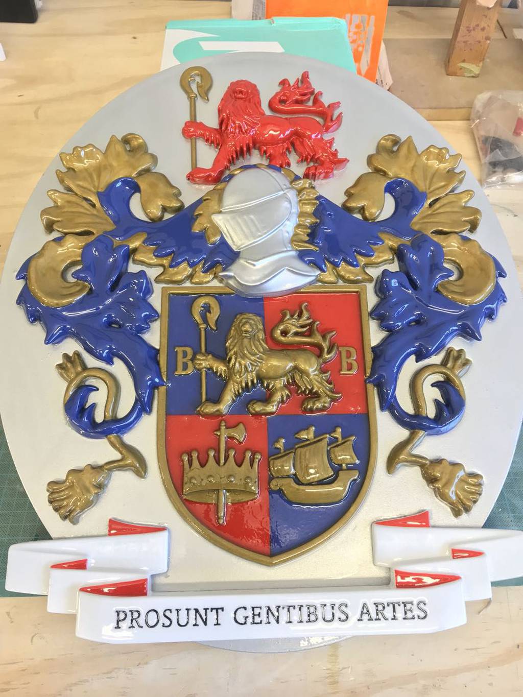 3D printed Coat of Arms - Bermondsey