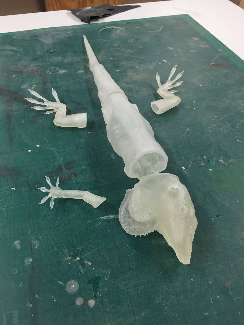3D printed Carolina Anole Lizard - ZSL London 10